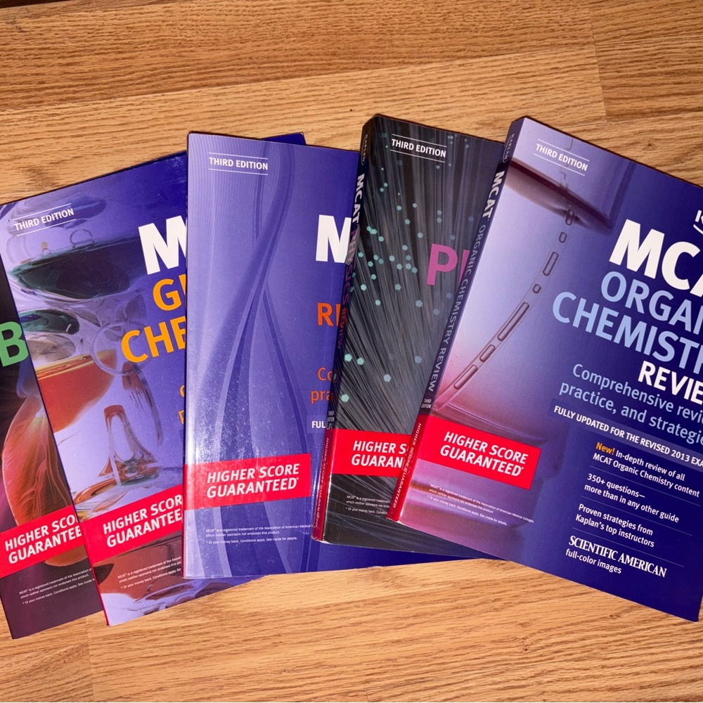 Kaplan MCAT Review Books